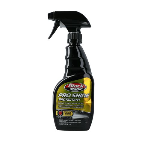 The Perfect Solution for Protecting Your Car's Dashboard: Black Magic Pro Shine Protectant